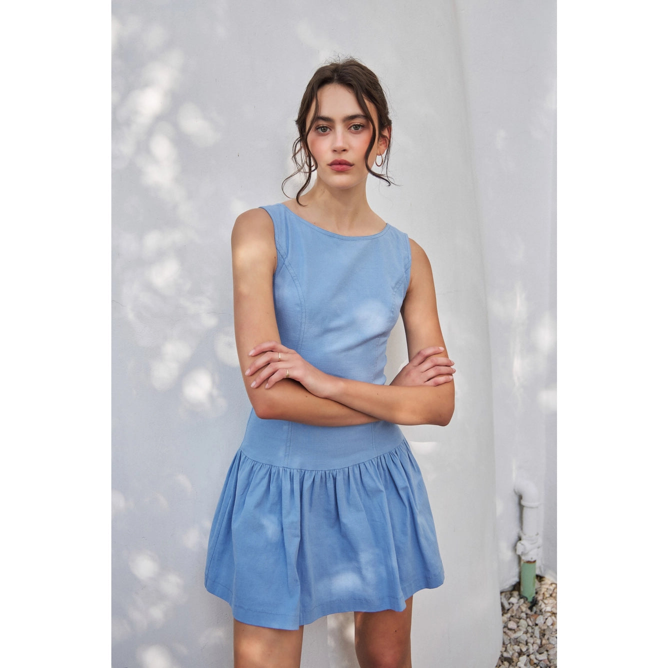 KB Blue Bow Dress