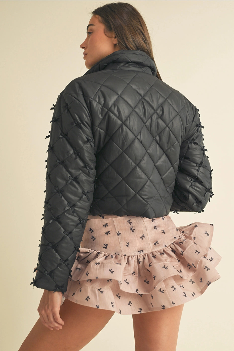 Bow Puffer Jacket