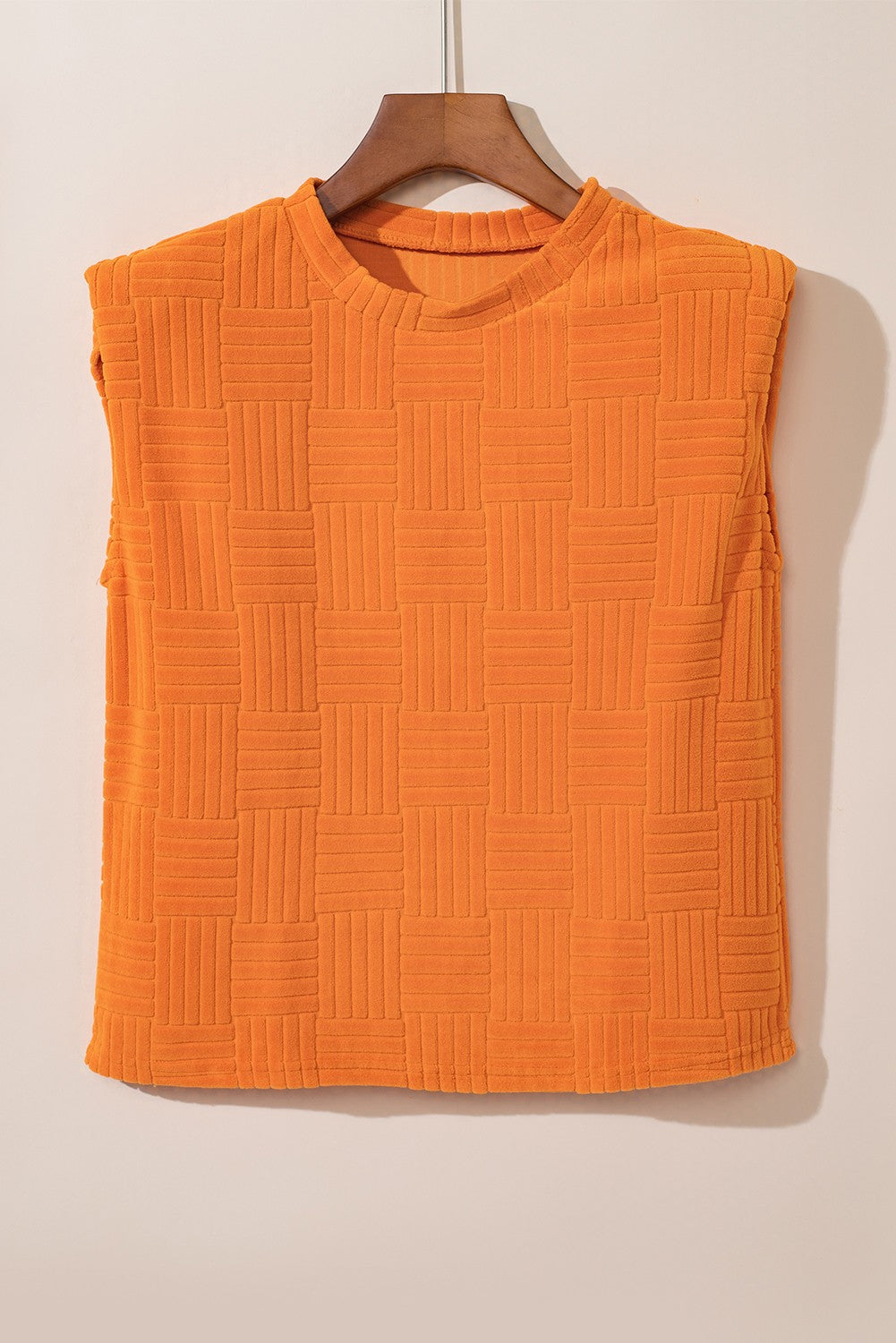 Textured Orange Top