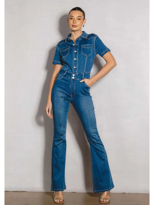 Lainey Denim Jumpsuit