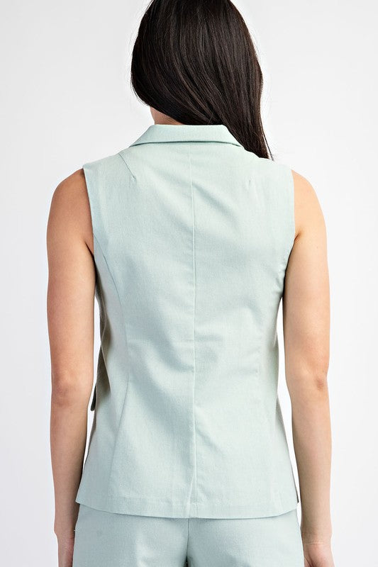 Taylor Linen Vest