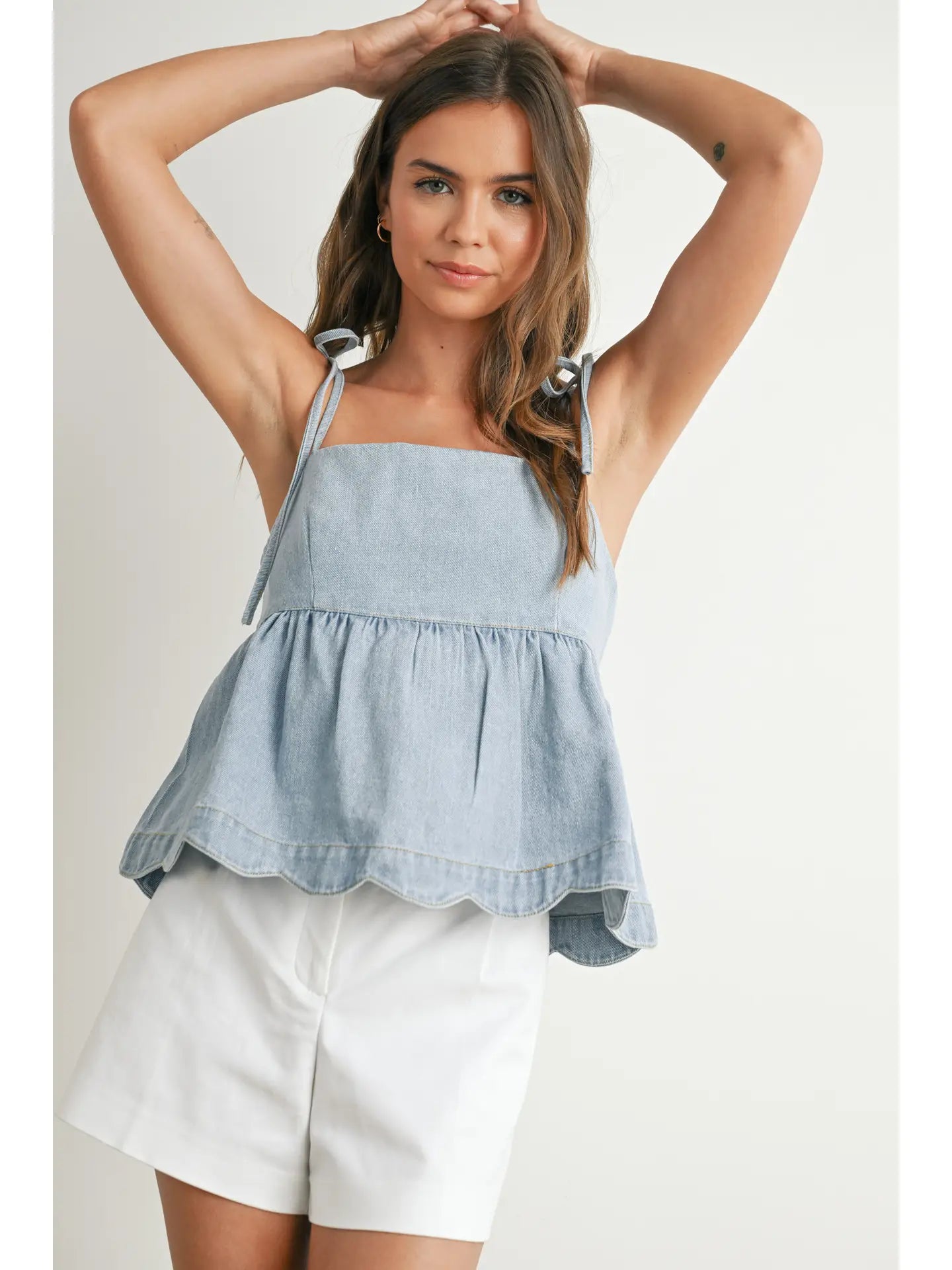 Chloe Peplum Top